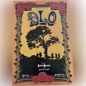 ALO Concert Poster with Rose Design